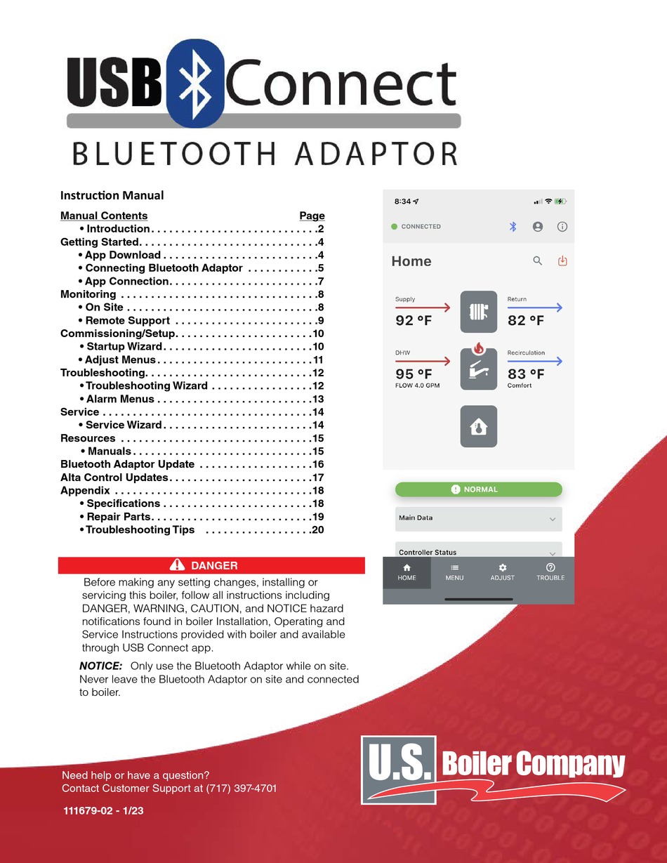 U.S. BOILER COMPANY USBCONNECT MANUAL Pdf Download ManualsLib