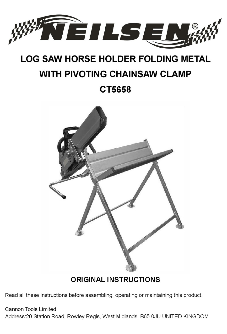 NEILSEN CT5658 ORIGINAL INSTRUCTIONS MANUAL Pdf Download ManualsLib