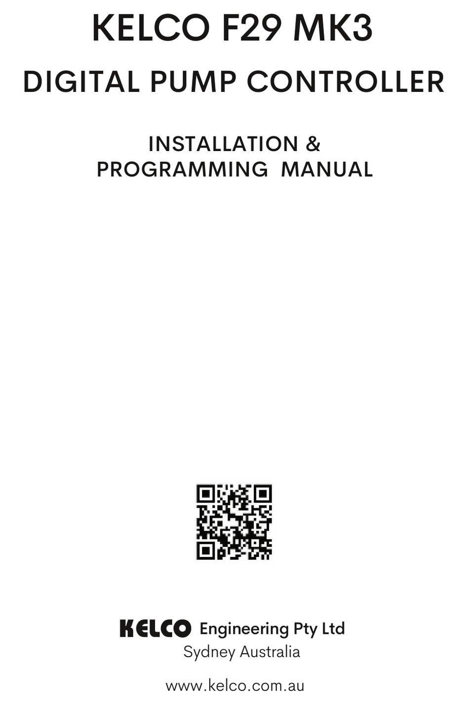 KELCO F29 MK3 INSTALLATION & PROGRAMMING MANUAL Pdf Download | ManualsLib