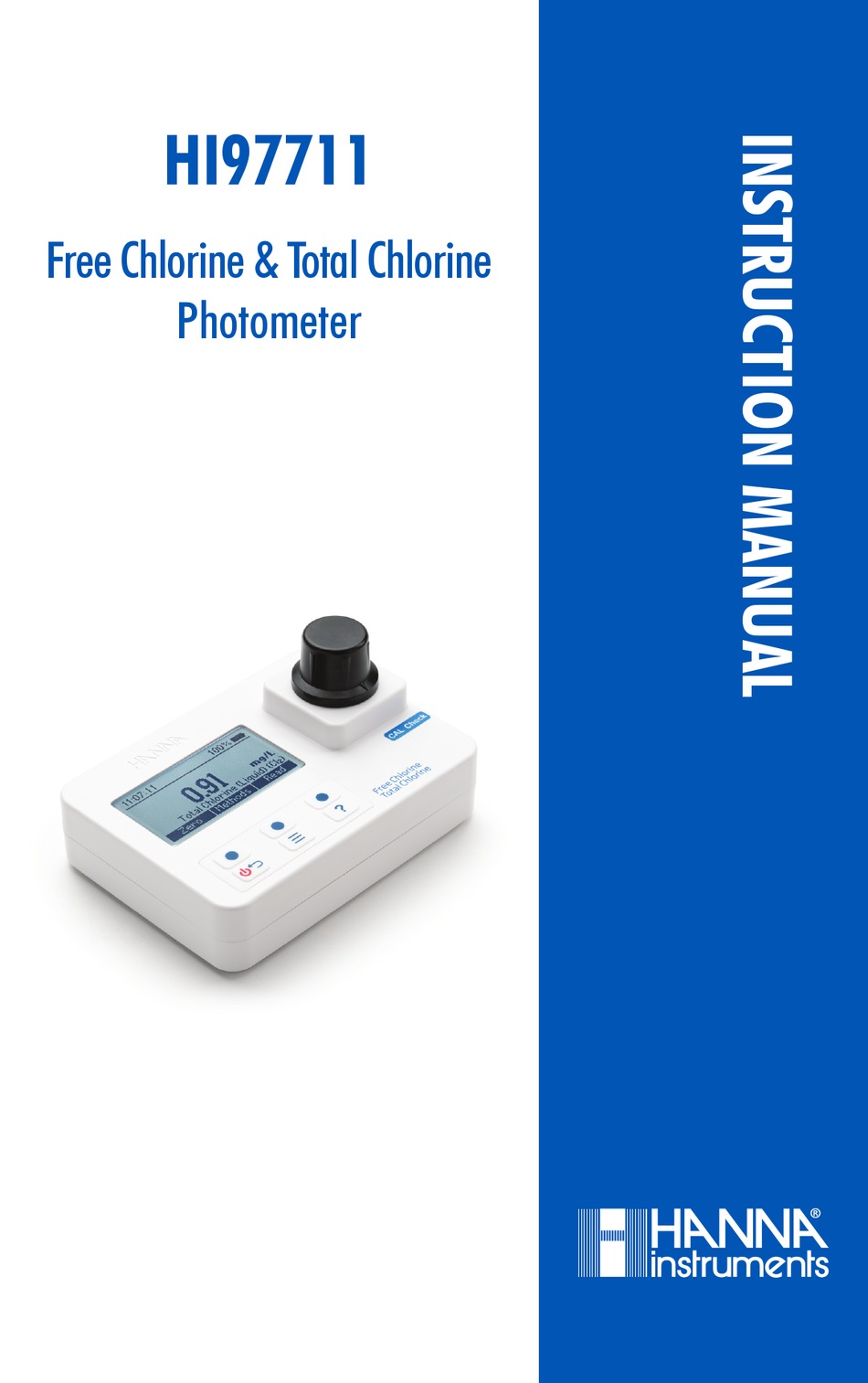 HANNA INSTRUMENTS HI97711 INSTRUCTION MANUAL Pdf Download ManualsLib