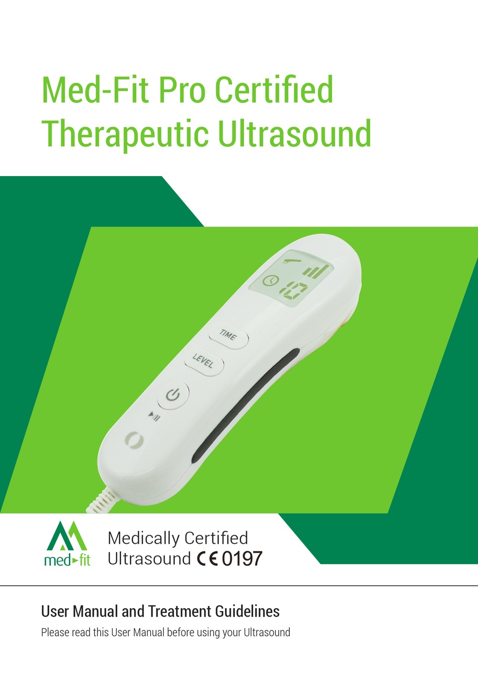 Medfit Pro 1mhz Therapeutic Rechargeable Ultrasound