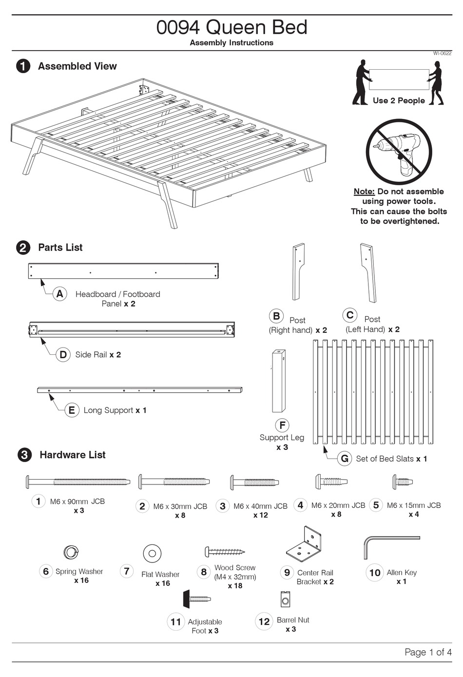 BAXTON STUDIO 0094 ASSEMBLY INSTRUCTIONS Pdf Download ManualsLib