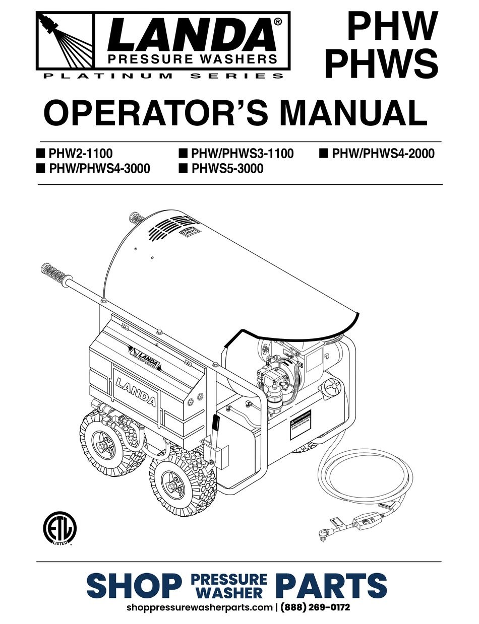 LANDA PLATINUM SERIES OPERATOR