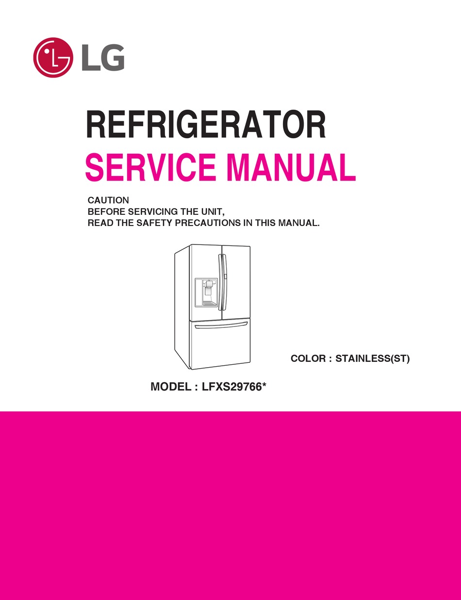 LG LFXS29766 SERIES SERVICE MANUAL Pdf Download ManualsLib