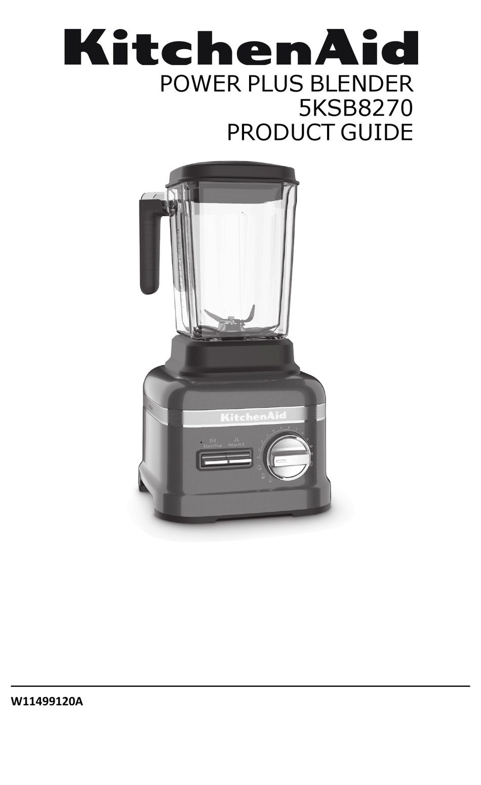 KITCHENAID POWER PLUS 5KSB8270 PRODUCT MANUAL Pdf Download ManualsLib