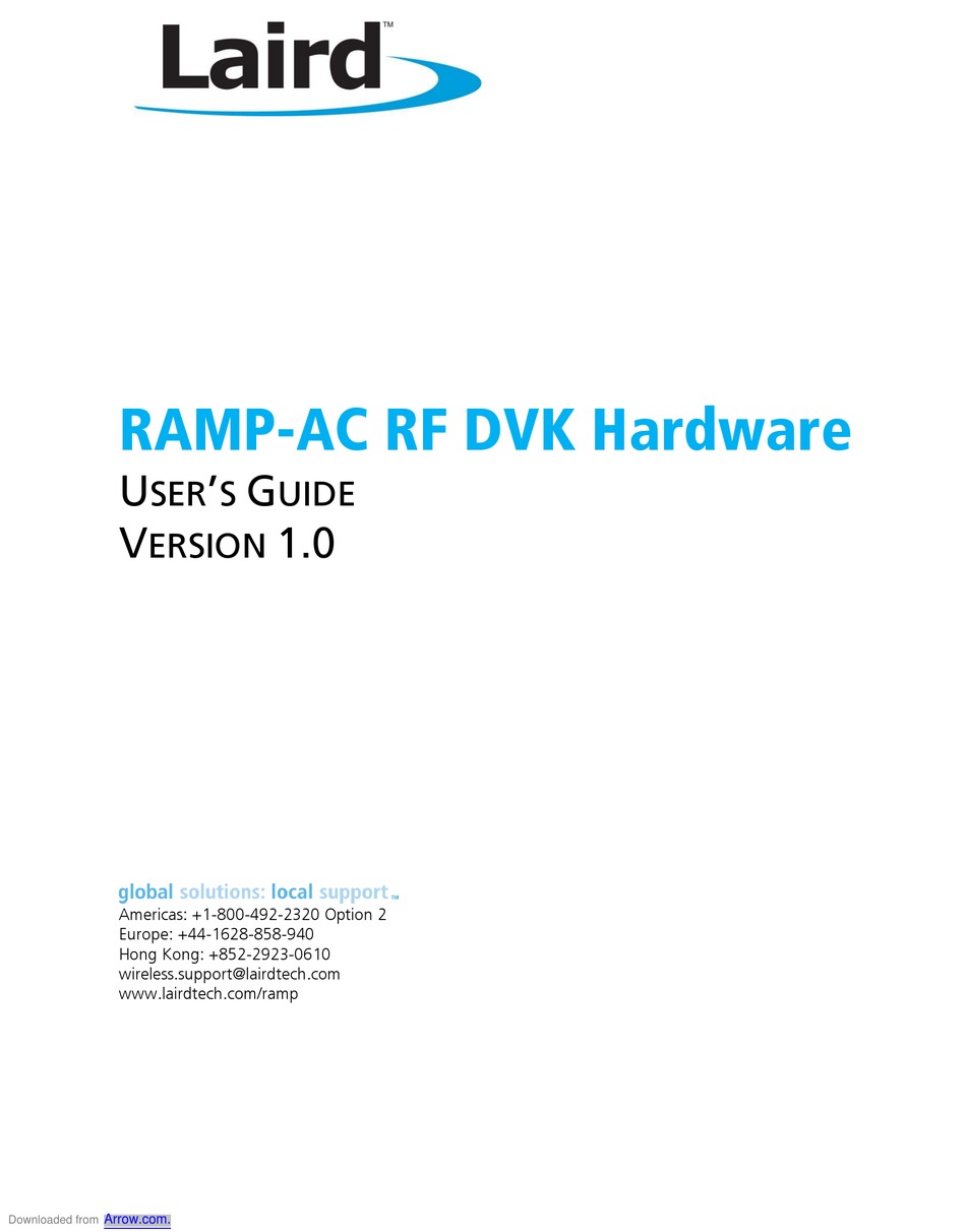 LAIRD RAMPAC RF USER MANUAL Pdf Download ManualsLib