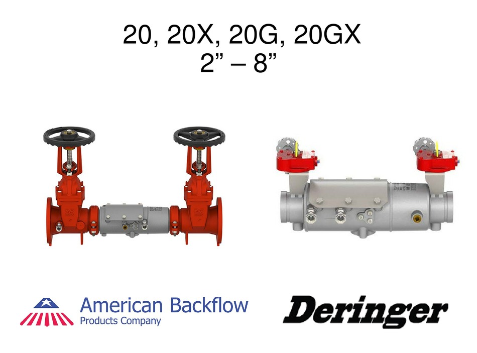 AMERICAN BACKFLOW DERINGER 20 MANUAL Pdf Download ManualsLib