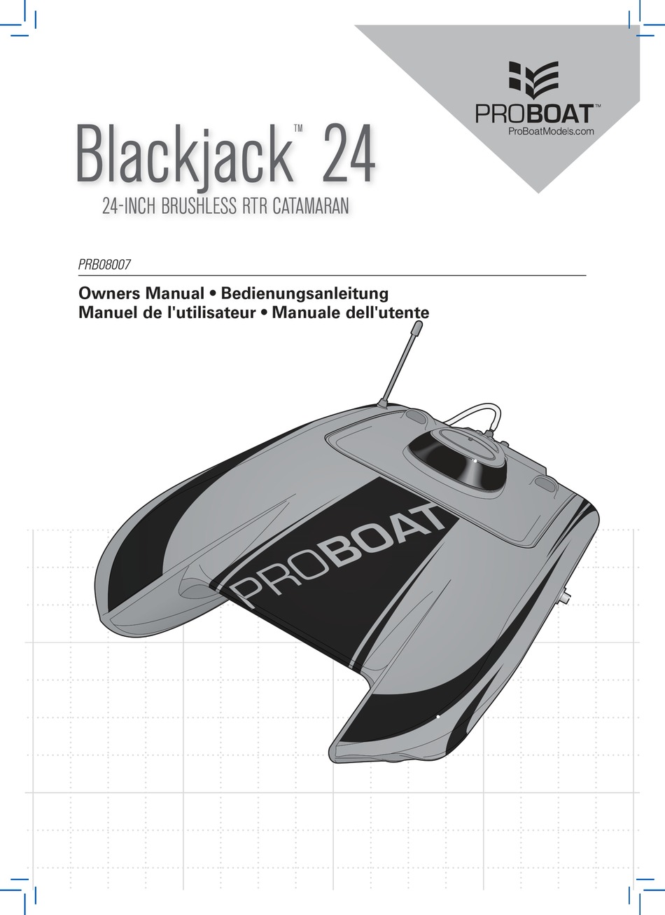 PRO BOAT BLACKJACK 24 OWNER'S MANUAL Pdf Download ManualsLib