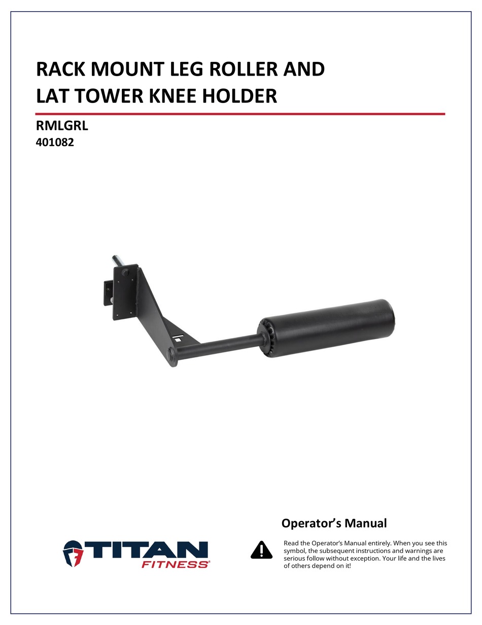 TITAN FITNESS RMLGRL QUICK START MANUAL Pdf Download ManualsLib