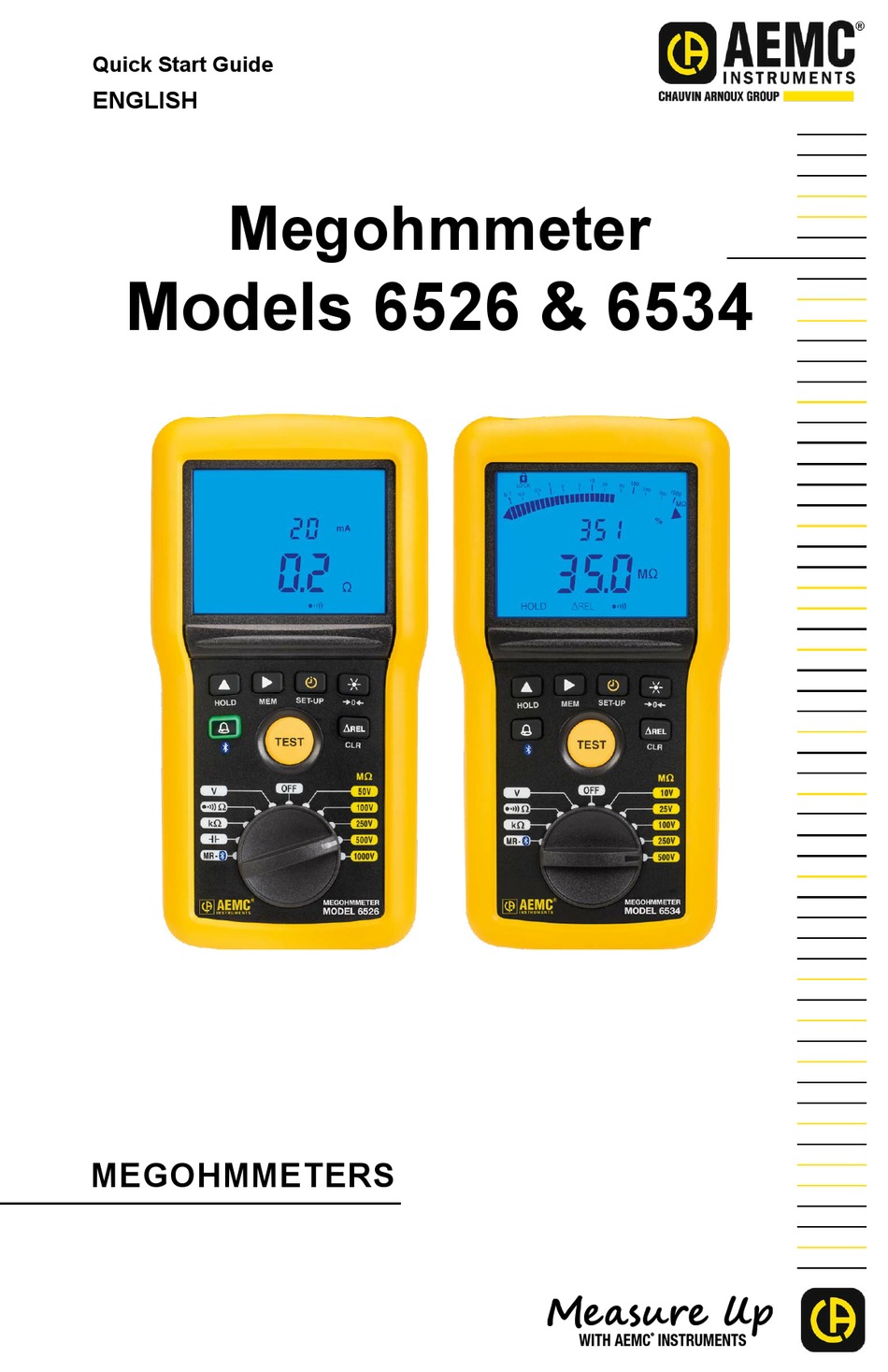 AEMC 6526 QUICK START MANUAL Pdf Download ManualsLib