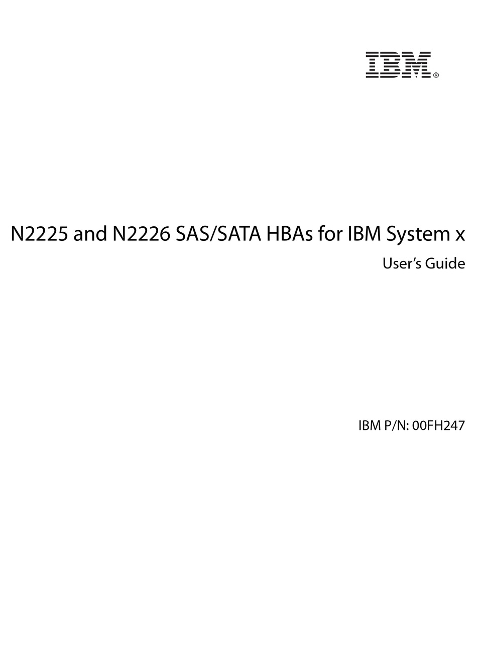 IBM N2225 USER MANUAL Pdf Download | ManualsLib