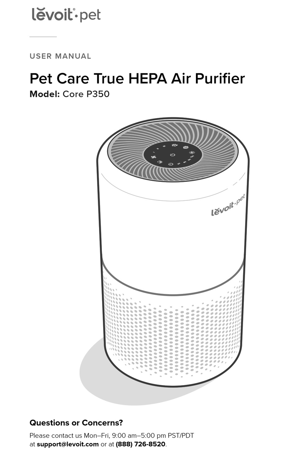 LEVOIT CORE P350 USER MANUAL Pdf Download ManualsLib