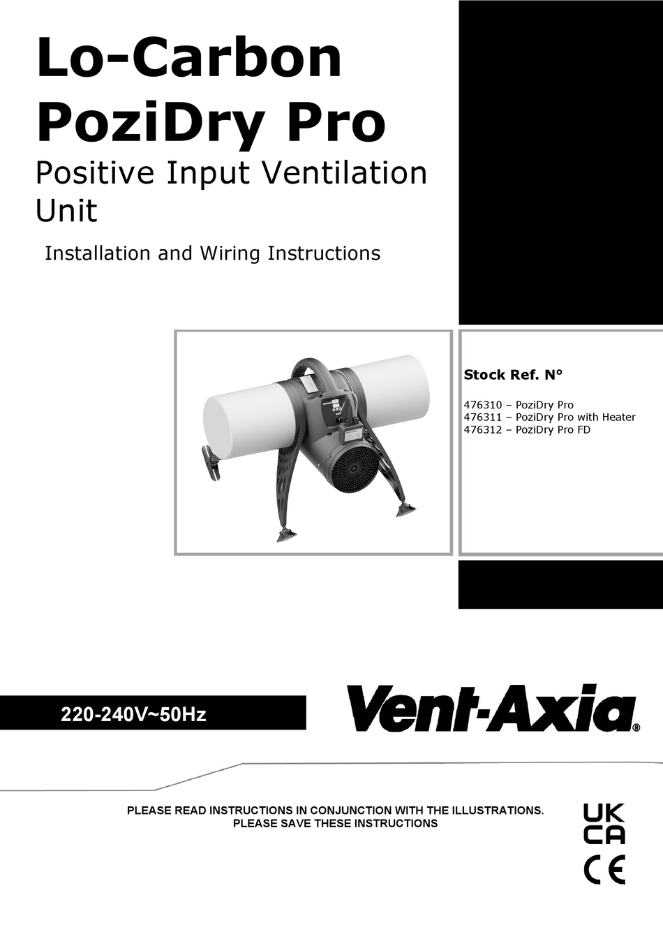 VENT-AXIA POZIDRY PRO INSTALLATION AND WIRING INSTRUCTIONS Pdf Download ...