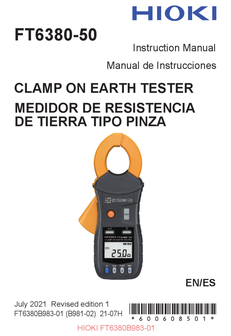 HIOKI FT638050 INSTRUCTION MANUAL Pdf Download ManualsLib