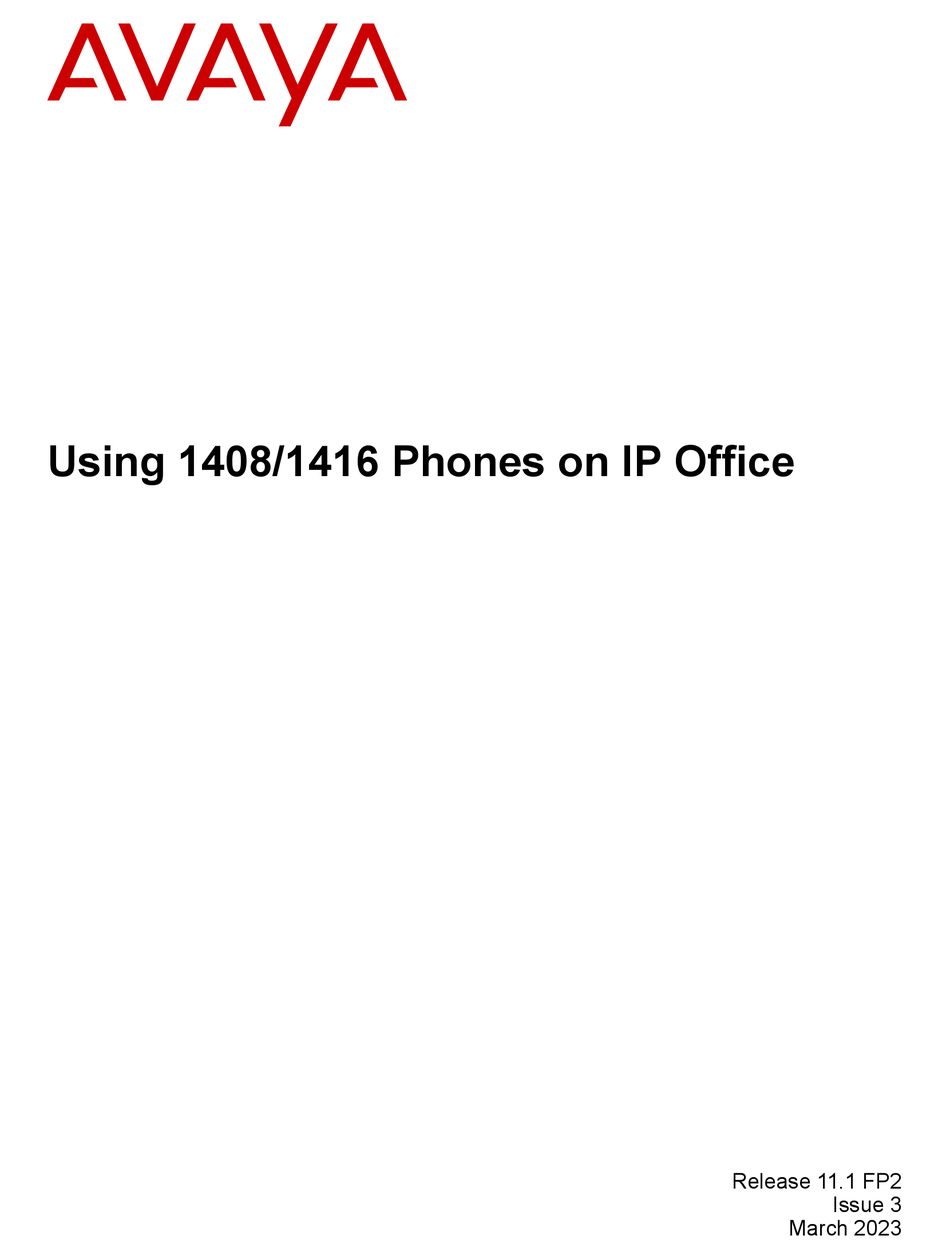 avaya-1408-manual-pdf-download-manualslib