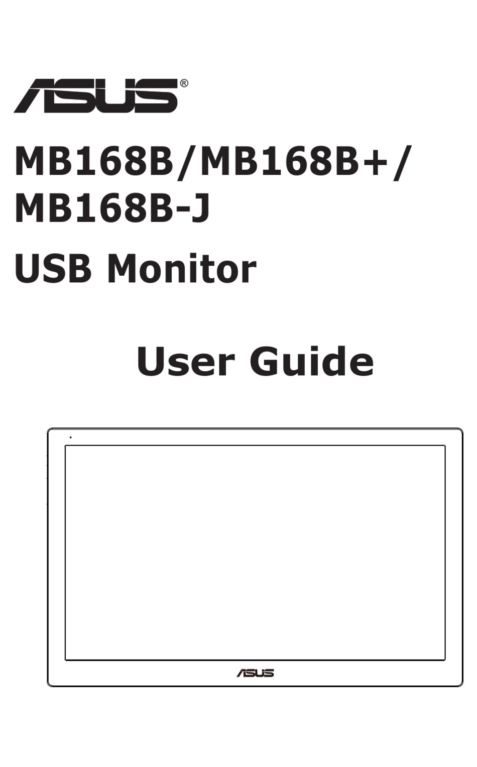 ASUS MB168B USER MANUAL Pdf Download | ManualsLib