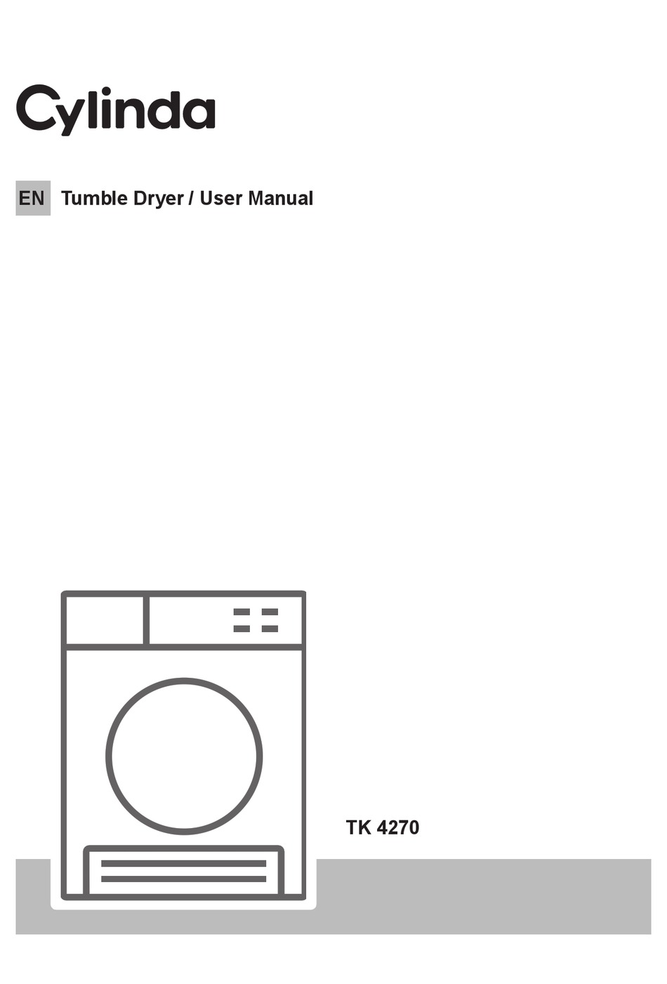 CYLINDA TK 4270 USER MANUAL Pdf Download | ManualsLib