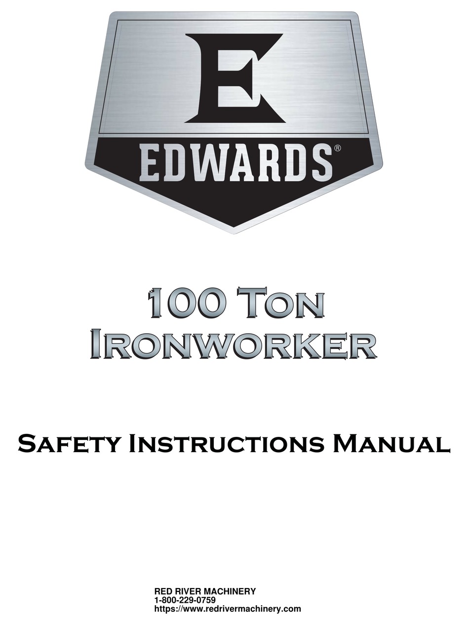 EDWARDS IW10002 SAFETY & INSTRUCTION MANUAL Pdf Download ManualsLib