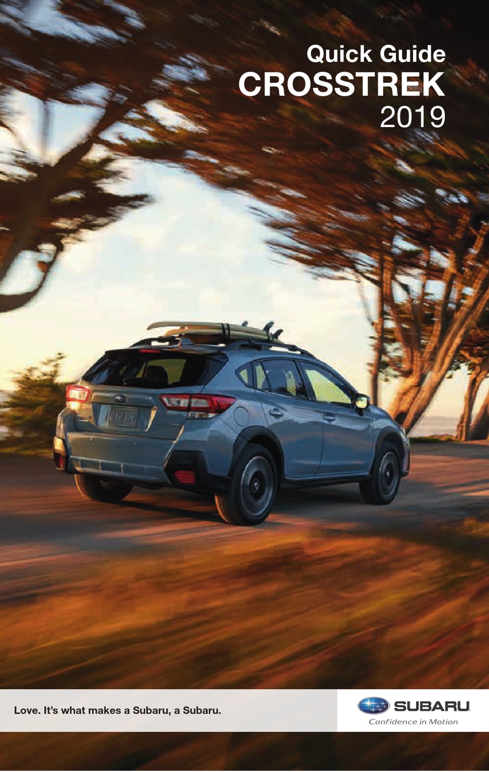SUBARU CROSSTREK 2019 QUICK MANUAL Pdf Download ManualsLib