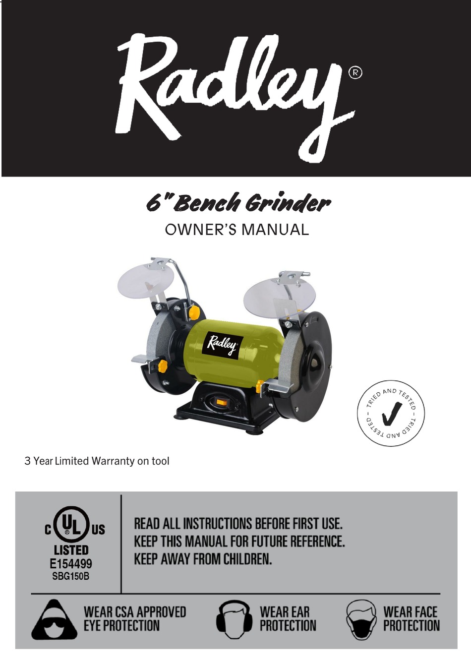 RADLEY 1325500 OWNER'S MANUAL Pdf Download ManualsLib