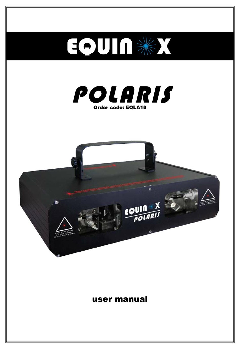 EQUINOX SYSTEMS POLARIS USER MANUAL Pdf Download ManualsLib