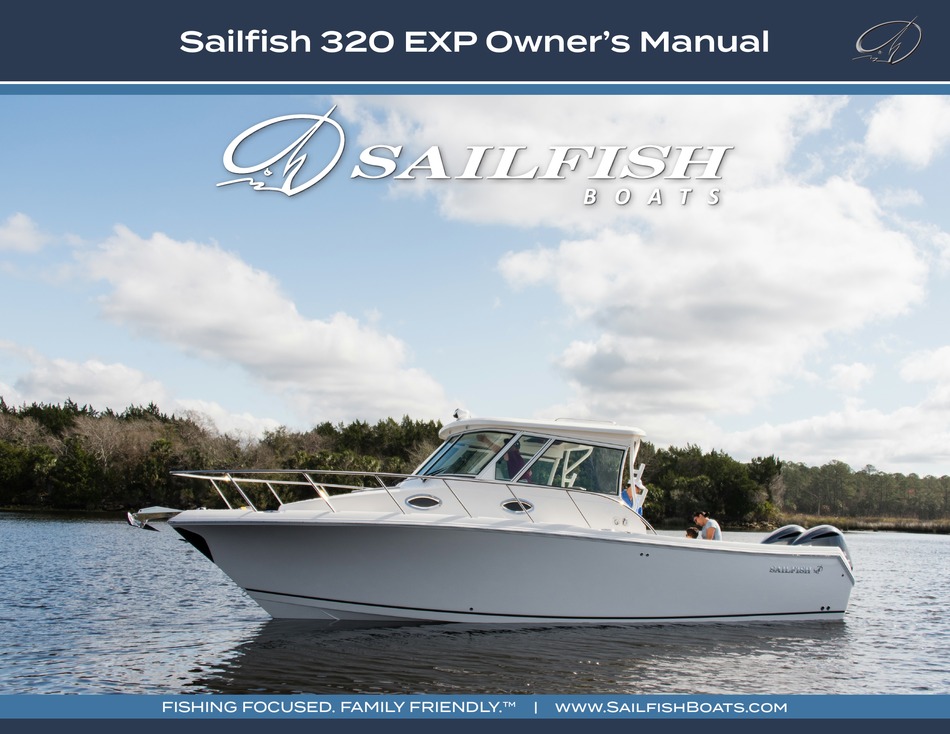 Sailfish 320 Exp Owner's Manual Pdf Download 