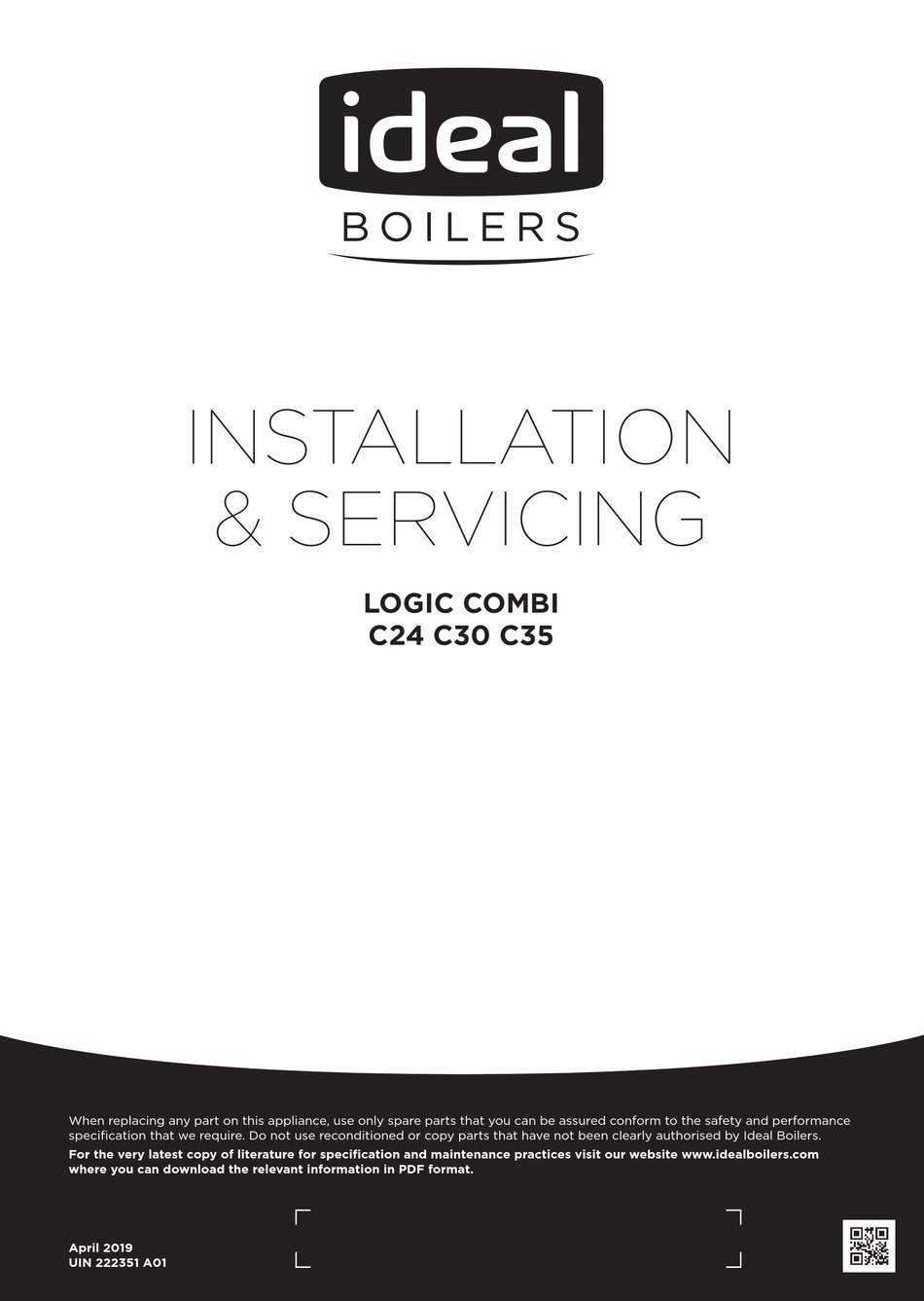 IDEAL BOILERS LOGIC COMBI C24 INSTALLATION & SERVICING Pdf Download ...