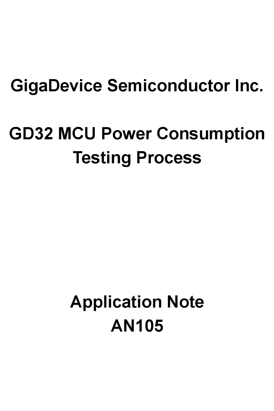 GIGADEVICE SEMICONDUCTOR GD32 APPLICATION NOTE Pdf Download | ManualsLib