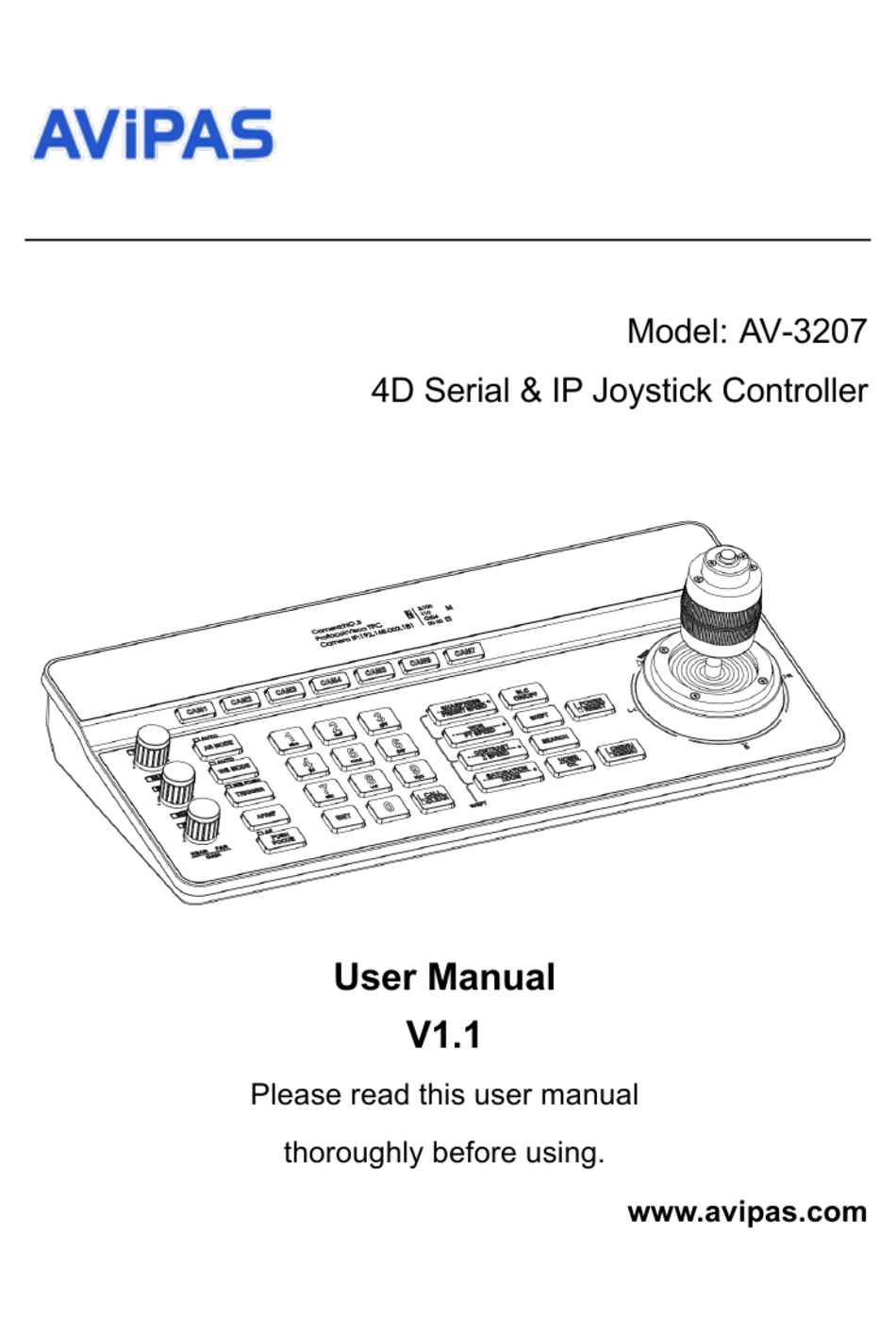 AVIPAS AV-3207 USER MANUAL Pdf Download | ManualsLib
