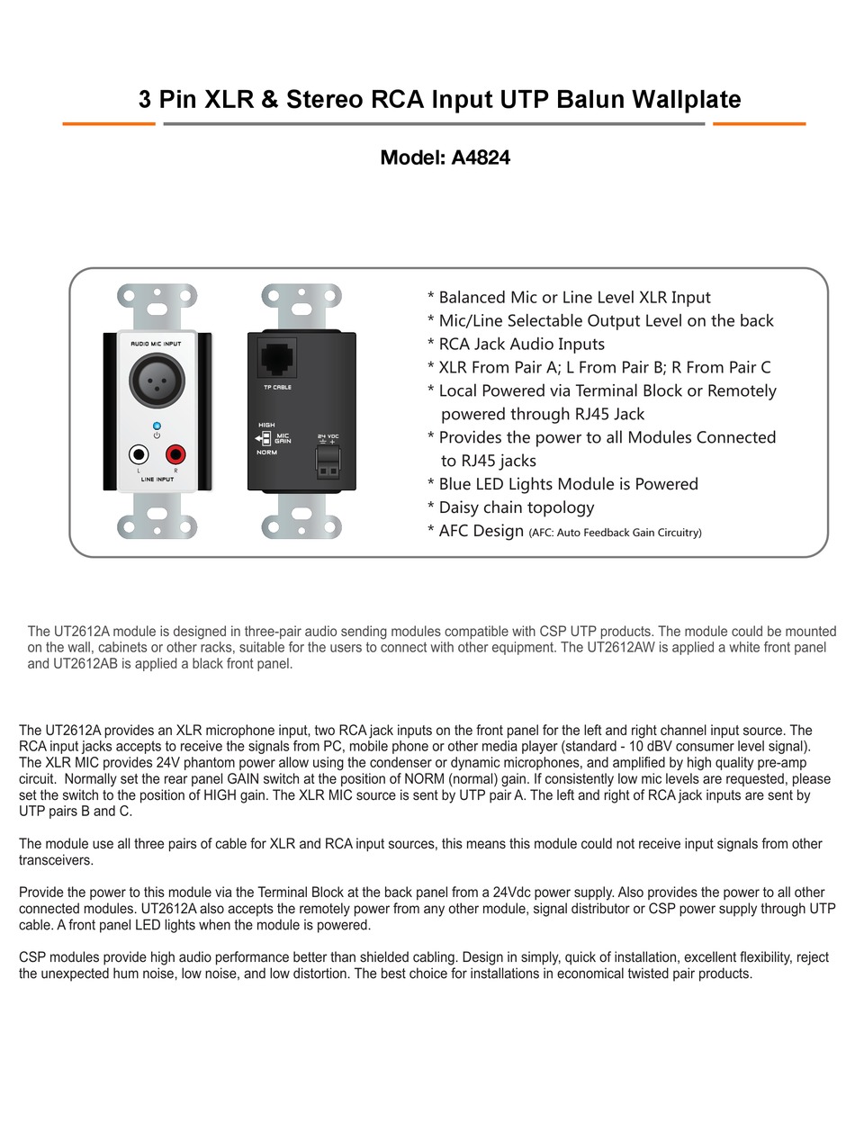 ALTRONICS A4824 MANUAL Pdf Download ManualsLib