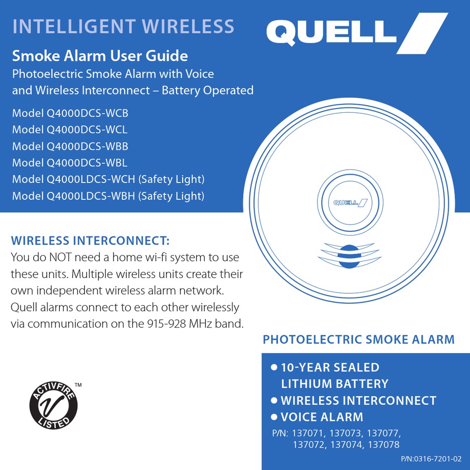 QUELL Q4000DCSWCB USER MANUAL Pdf Download ManualsLib