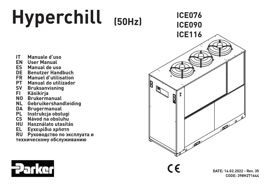 PARKER HYPERCHILL ICE116 USER MANUAL Pdf Download ManualsLib