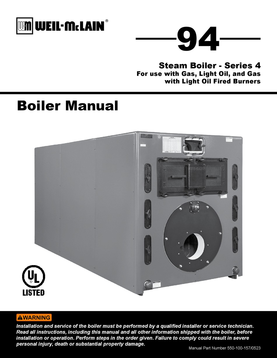 WEILMCLAIN 4 SERIES MANUAL Pdf Download ManualsLib