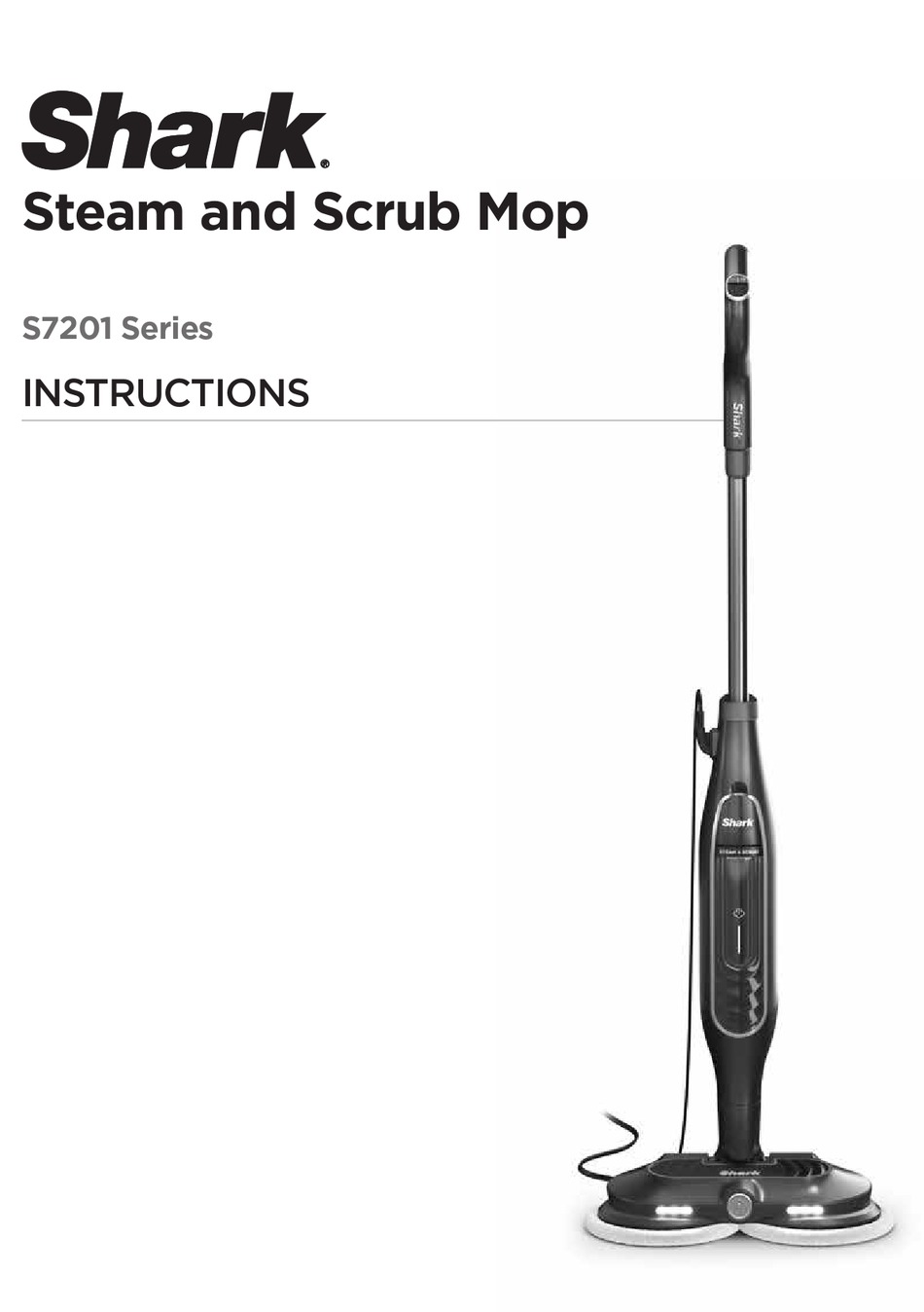 SHARK S7201 SERIES INSTRUCTIONS MANUAL Pdf Download ManualsLib