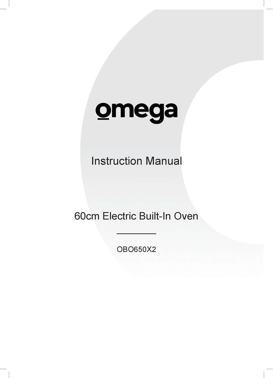 OMEGA OBO650X2 INSTRUCTION MANUAL Pdf Download ManualsLib