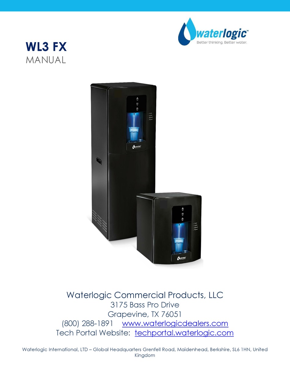 WATERLOGIC WL3 FX MANUAL Pdf Download ManualsLib
