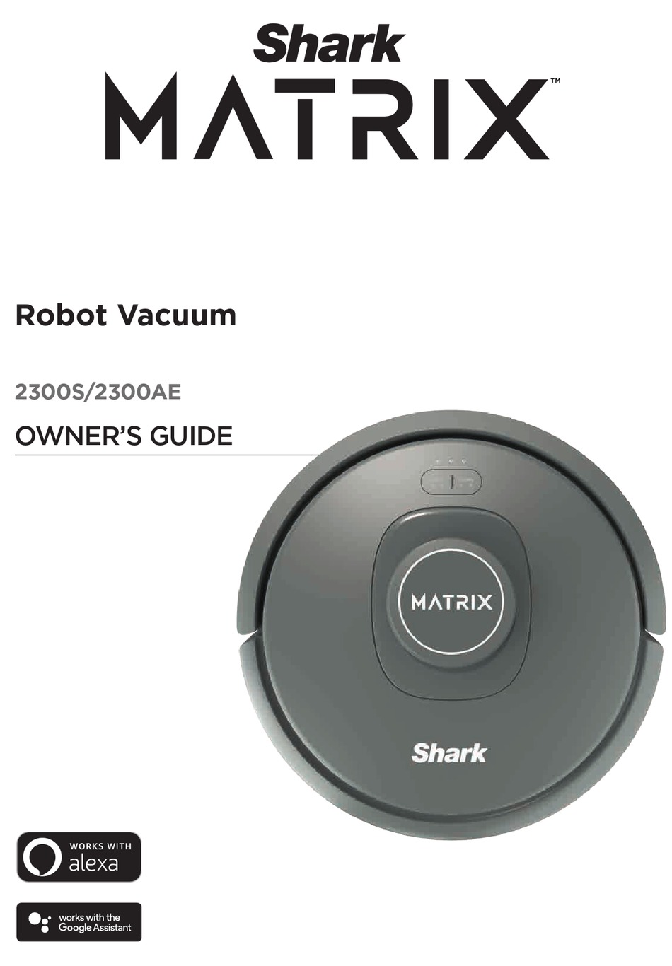SHARK MATRIX 2300S OWNER