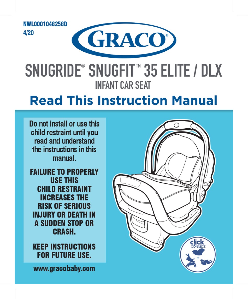 GRACO SNUGRIDE SNUGFIT 35 ELITE INSTRUCTION MANUAL Pdf Download