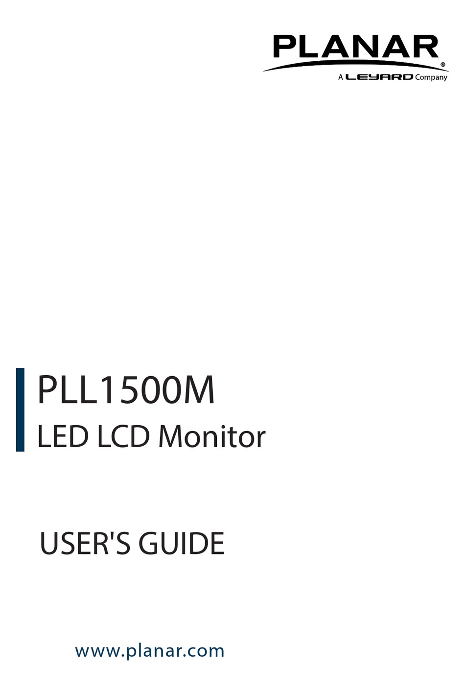 LEYARD PLANAR PLL1500M USER MANUAL Pdf Download ManualsLib
