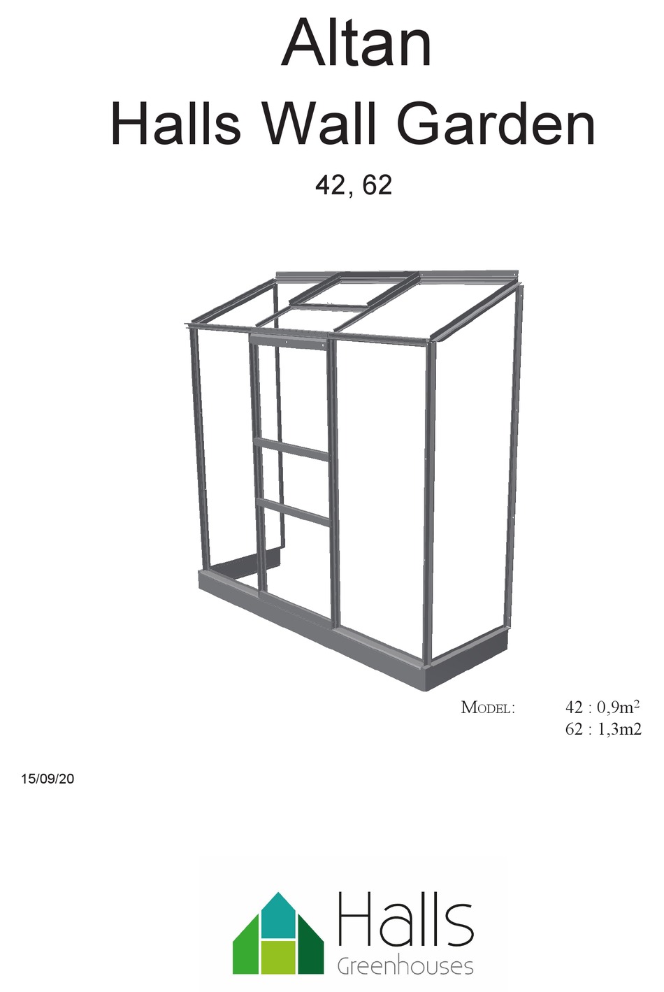 HALLS GREENHOUSES ALTAN 42 MANUAL Pdf Download ManualsLib