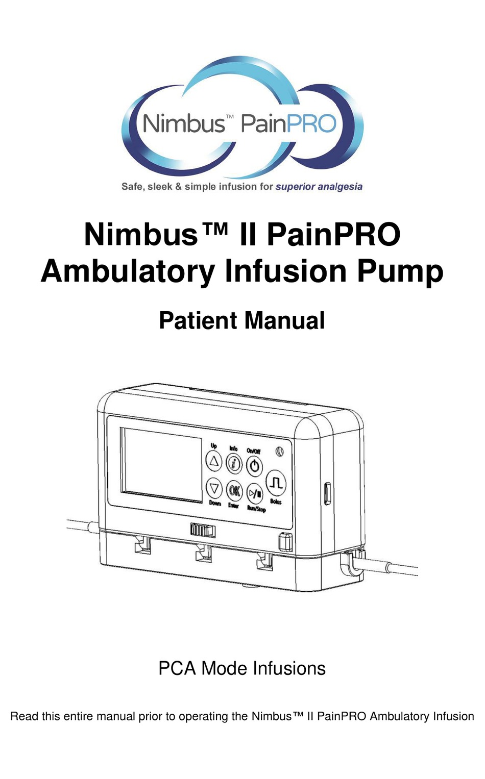 INFUTRONIX NIMBUS II PAINPRO PATIENT MANUAL Pdf Download ManualsLib