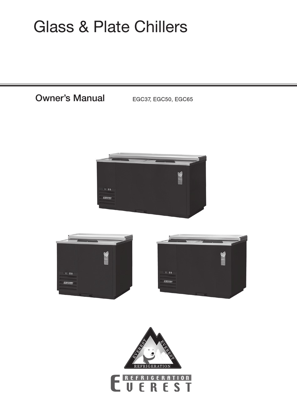 EVEREST REFRIGERATION EGC65 OWNER'S MANUAL Pdf Download ManualsLib