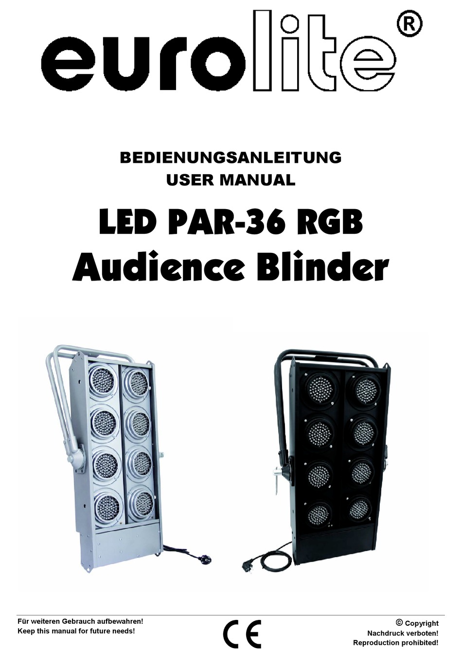 EUROLITE LED PAR-36 RGB USER MANUAL Pdf Download | ManualsLib