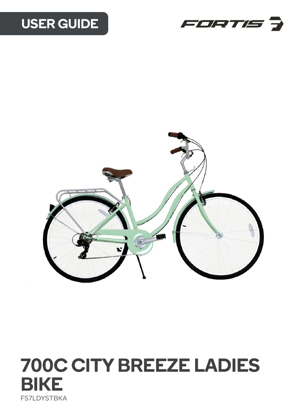 FORTIS 700C CITY BREEZE LADIES BIKE USER MANUAL Pdf Download ManualsLib