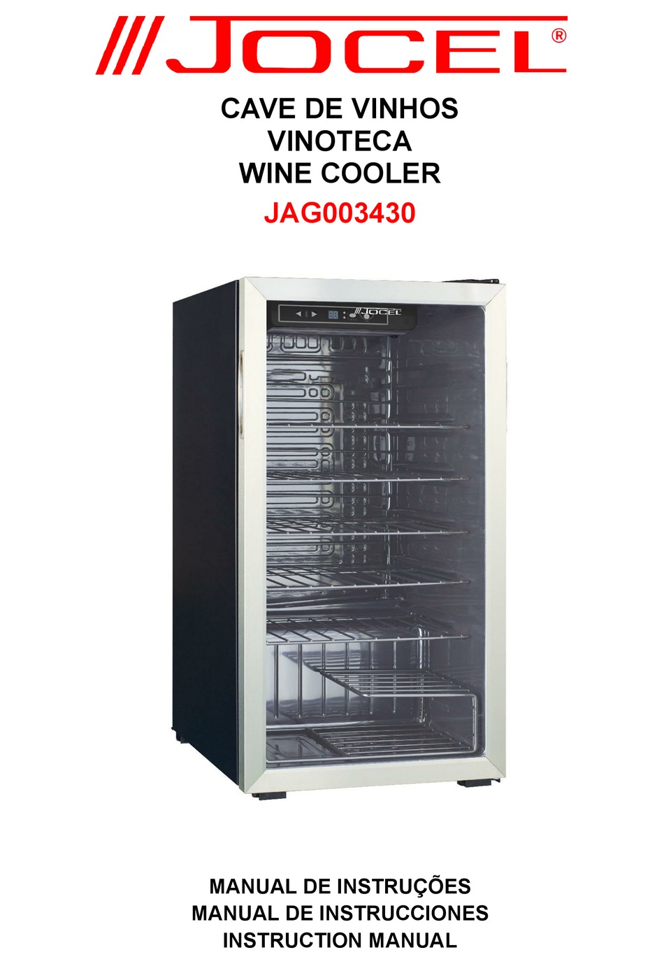 JOCEL JAG003430 INSTRUCTION MANUAL Pdf Download ManualsLib