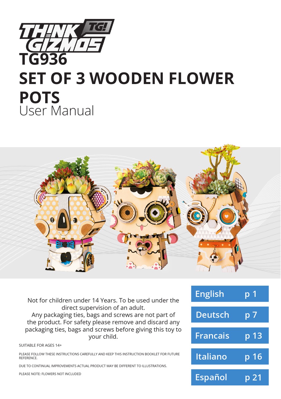 THINK GIZMOS TG936 USER MANUAL Pdf Download ManualsLib