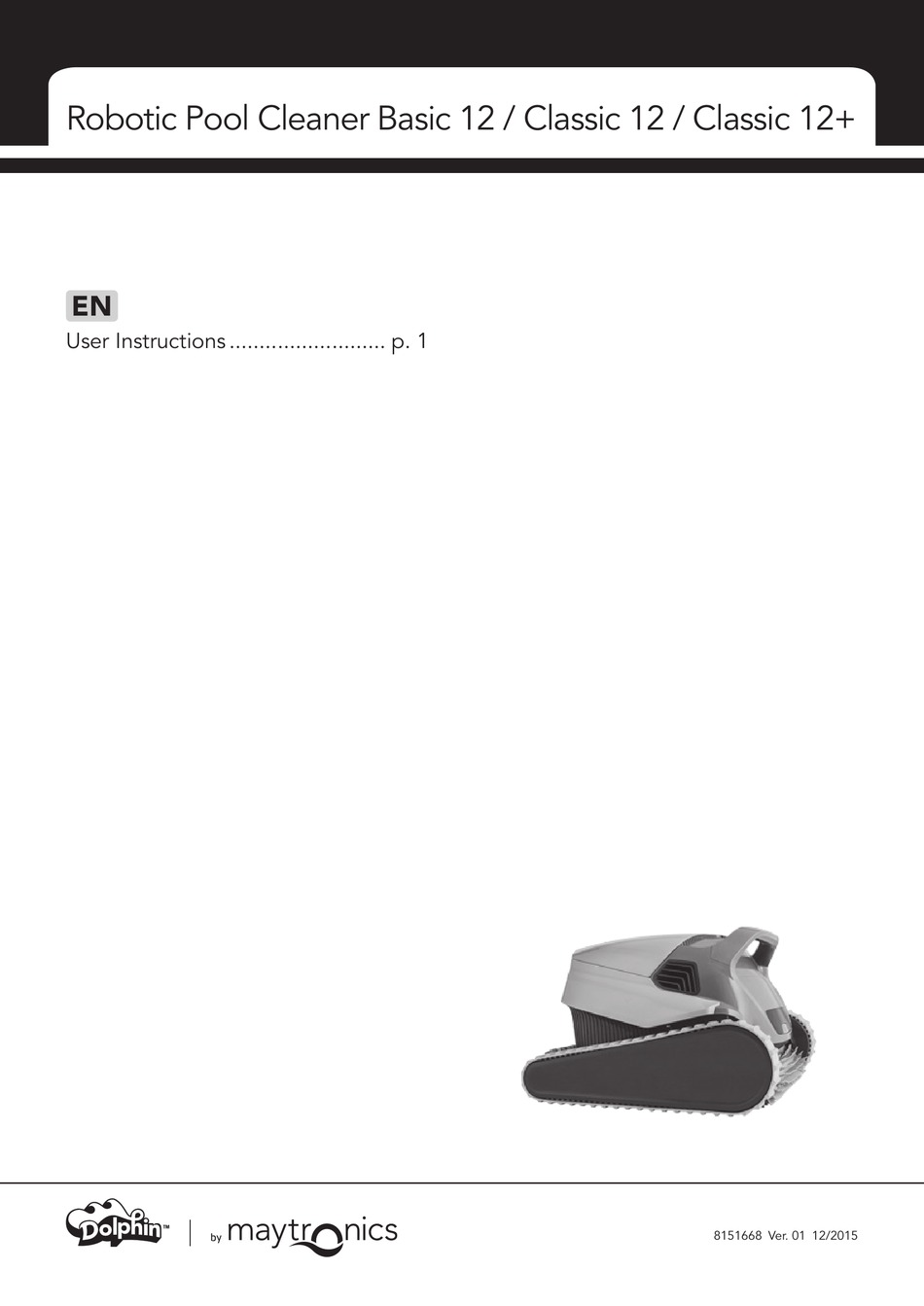 MAYTRONICS DOLPHIN BASIC 12 USER INSTRUCTIONS Pdf Download ManualsLib