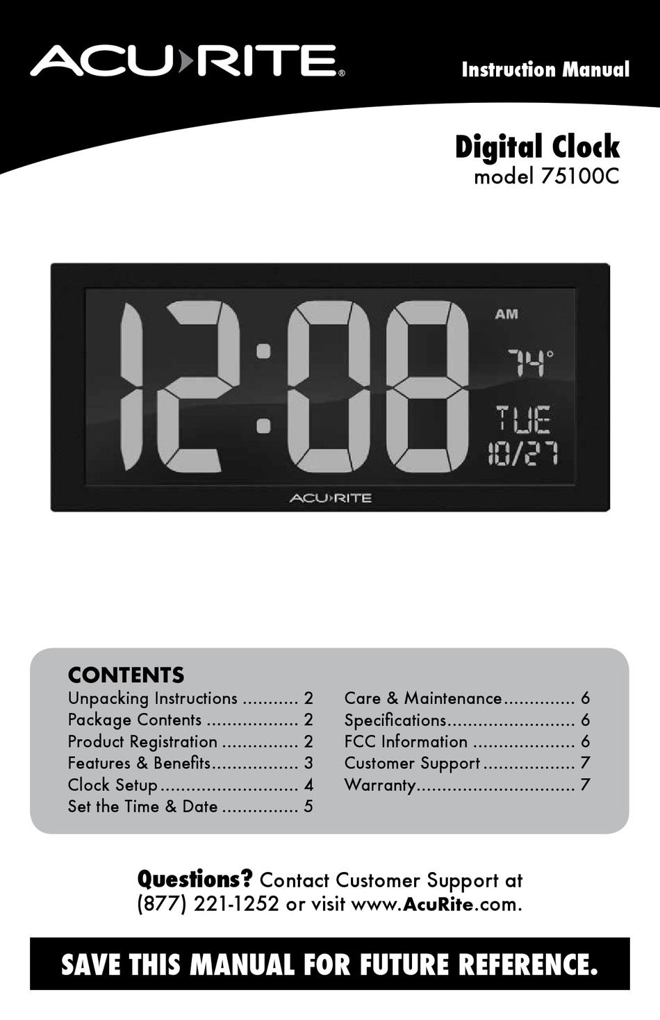 ACURITE 75100C INSTRUCTION MANUAL Pdf Download ManualsLib