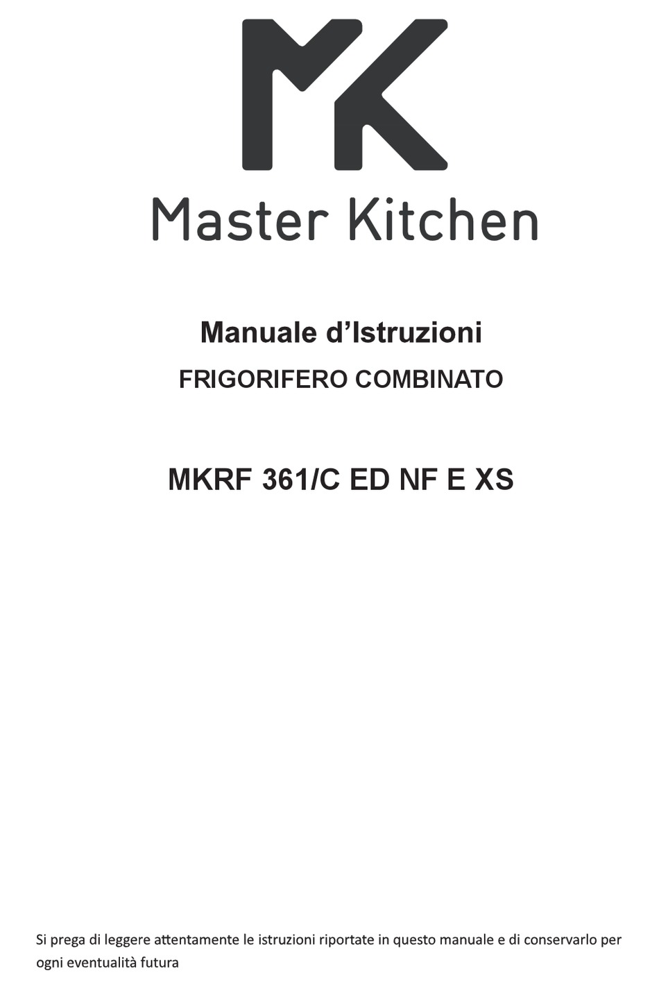 MASTER KITCHEN MKRF 361/C INSTALLATION MANUAL Pdf Download ManualsLib