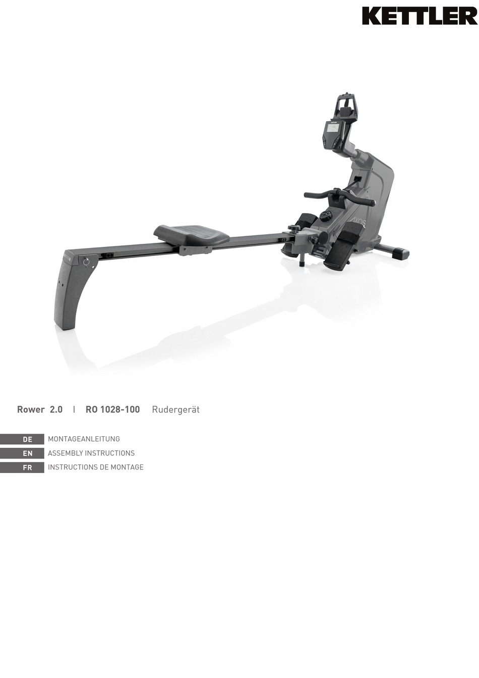 KETTLER RO 1028100 ASSEMBLY INSTRUCTIONS MANUAL Pdf Download ManualsLib